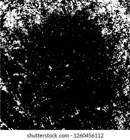 Grunge black and white abstract vector background