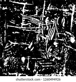 Grunge black and white abstract vector background