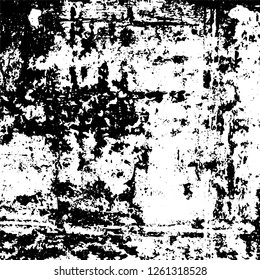 Grunge black and white abstract vector background