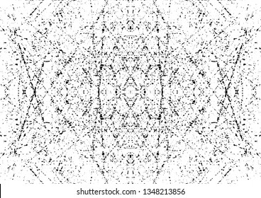 Grunge black and white abstract vector background.