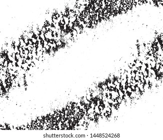 Grunge is black and white. Abstract vector texture of old surface. Background of cracks, scuffs, chips, stains, ink spots, lines