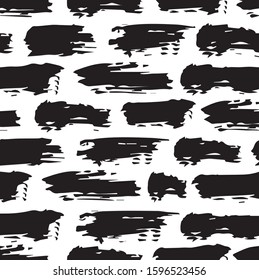 Grunge is black and white. Abstract vector texture of old surface. Background of cracks, scuffs, chips, stains, ink spots, lines
