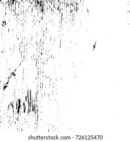 Grunge black and white abstract vector background from cracks, scratches, spots a futuristic pattern vintage texture