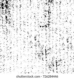 Grunge black and white abstract vector background from cracks, scratches, spots a futuristic pattern vintage texture
