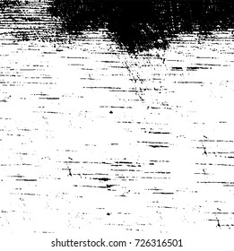 Grunge black and white abstract vector background from cracks, scratches, spots a futuristic pattern vintage texture