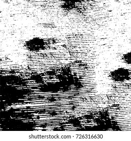 Grunge black and white abstract vector background from cracks, scratches, spots a futuristic pattern vintage texture