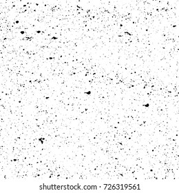 Grunge black and white abstract vector background from cracks, scratches, spots a futuristic pattern vintage texture