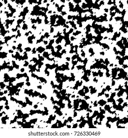 Grunge black and white abstract vector background from cracks, scratches, spots a futuristic pattern vintage texture