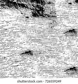 Grunge black and white abstract vector background from cracks, scratches, spots a futuristic pattern vintage texture