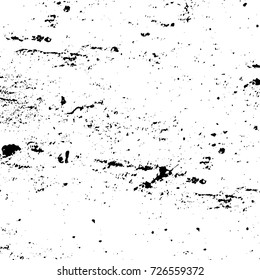 Grunge black and white abstract vector background from cracks, scratches, spots a futuristic pattern vintage texture