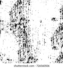 Grunge black and white abstract vector background from cracks, scratches, spots a futuristic pattern vintage texture