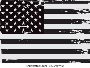 710 Distressed american flag black and white Images, Stock Photos ...