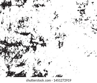 Grunge is black and white background. Abstract monochrome texture pattern of cracks, chips.