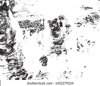 Grunge is black and white background. Abstract monochrome texture pattern of cracks, chips.