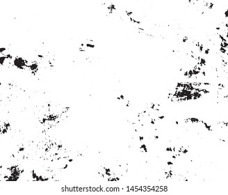 Grunge is black and white background. Abstract monochrome texture pattern of cracks, chips.