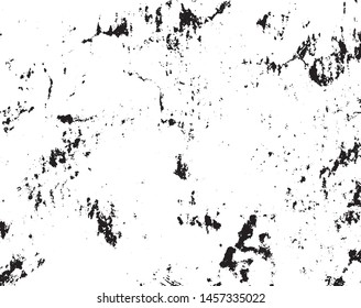 Grunge is black and white background. Abstract monochrome texture pattern of cracks, chips.