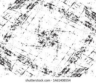 Grunge is black and white background. Abstract monochrome texture pattern of cracks, chips.