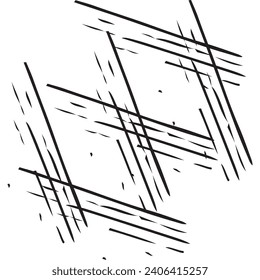 Grunge black and white background Abstract textured effect Distressed overlay texture Parallel and intersecting lines. Abstract pattern monochrome Rough texture of the spots of print and design Vector