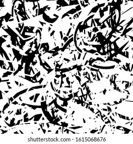Grunge black and white background. Grim urban texture