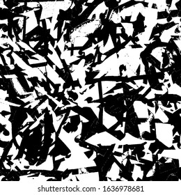 Grunge black and white background. Grim urban texture