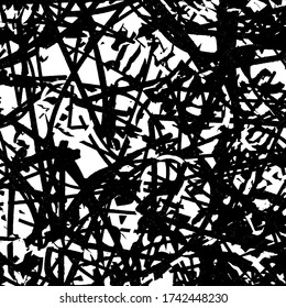 Grunge black and white background. Grim urban texture