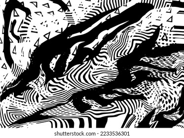 Grunge black and white background template. abstract,messy, splattered,sprayer texture with easy modification vector.