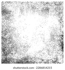 Grunge is black and white. The background is vector abstract. Monochrome texture of scratches, chips, scuffs, dirt. Surreal Backdrop template