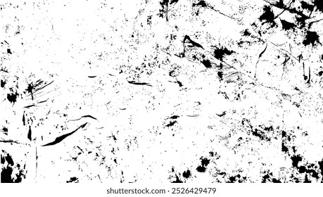 Grunge is black and white. The background is vector abstract. Monochrome texture 