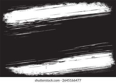 Arrière-plan texture de trait de brosse noir et blanc grunge pour les projets d'art Abstrait et de Création graphique