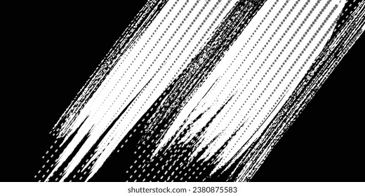 grunge black white brush textures modern abstract background design abstract vektor