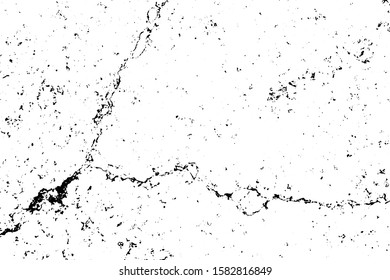 Grunge black and white crack texture background
