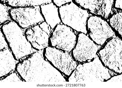 Grunge fondo de textura de grieta en blanco y negro. Uso para la decoración, envejecimiento o capa vieja
