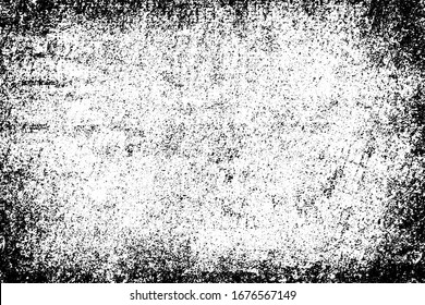 Grunge black and white. Destroyed by a monochrome background. Abstract destroyed texture