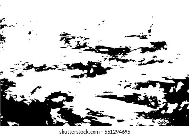 Grunge Black and White Distress sky Texture . Scratch Dirty Wall Background .Vector Illustration.