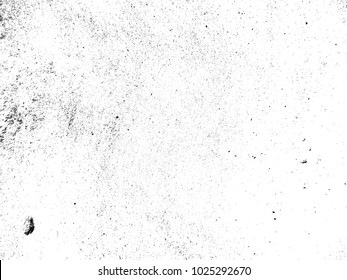 Grunge Black and White Distress Texture .Wall Background .Vector Illustration