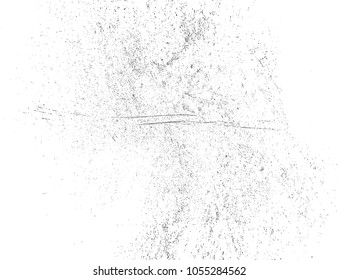 Grunge Black and White Distress Texture .Wall Background .Vector Illustration