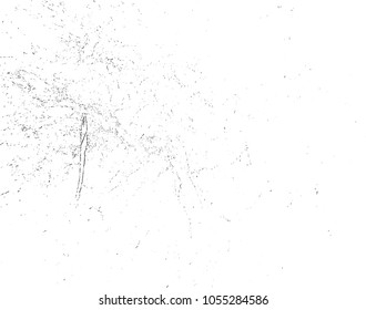 Grunge Black and White Distress Texture .Wall Background .Vector Illustration