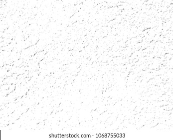 Grunge Black and White Distress Texture .Wall Background .Vector Illustration
