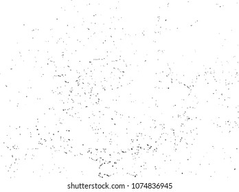 Grunge Black and White Distress Texture .Wall Background .Vector Illustration