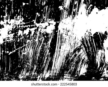 Grunge Black and White Distress Texture .