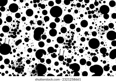 Grunge Black and White Distress Texture