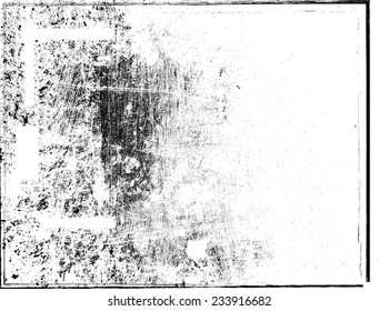 Grunge Black and White Distress Texture . 
