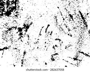 Grunge Black and White Distress Texture . 