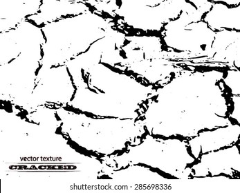 Grunge Black and White Distress Texture . Scratch Texture . Dirty Texture . Wall Background .Vector Illustration.