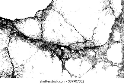 Grunge Black and White Distress Texture . Scratch Texture . Dirty Texture . .Vector Illustration. 
