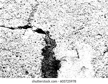 Grunge Black and White Distress Texture . Wall surface.