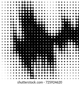 Grunge black and white dots texture background. Spotted vector Abstract Texture
