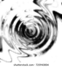 Grunge black and white dots texture background. Spotted vector Abstract Texture
