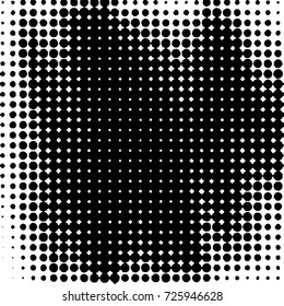 Grunge black and white dots texture background. Spotted vector Abstract Texture
