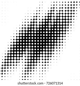 Grunge black and white dots texture background. Spotted vector Abstract Texture
